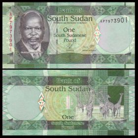 Южный Судан 1 фунт 2011 года ПРЕСС