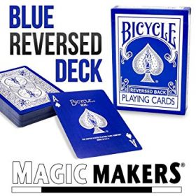 Reversed Back Bicycle Deck - Blue-Bicycle Blue Ice Deck