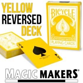 Reversed Back Bicycle Deck - Yellow (Yellow Deck 2nd Generation)
