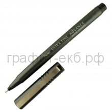 Ручка капиллярная Pentel Ultra Fine Advance черная SD570