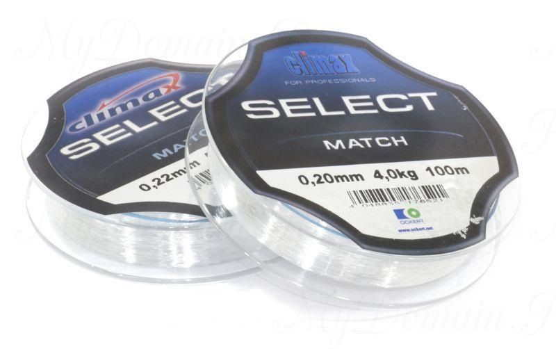 Леска Сlimax Select Match (зеленая) 100 м 0,12 мм 1,5 кг (для поплавочной снасти)