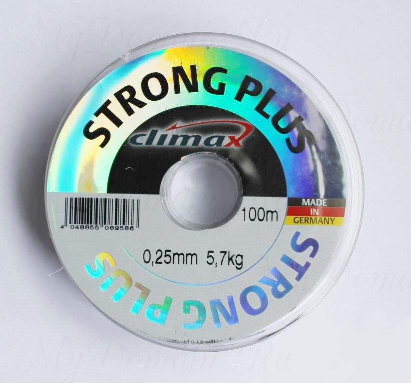Леска Climax Strong Plus (прозрачная) 100 м 0,20 мм 3,9 кг уп. 10 шт.