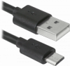 USB кабель USB08-10BH USB2.0 черный, AM-MicroBM, 3м