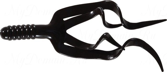 Твистер четыреххвостый MISTER TWISTER Split Double Tail 10 см уп. 10 шт. 3 (черный) фирменная упаковка