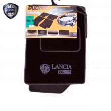Коврики Lancia Delta III от 2008 - 2014 в салон ворсовые Duomat (Польша) - 4 шт. Черный