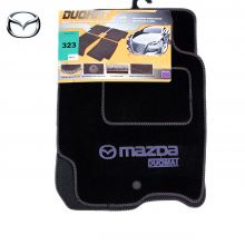 Коврики Mazda 323 VIII от 1998 - 2003 Седан в салон ворсовые Duomat (Польша) - 4 шт. Черный