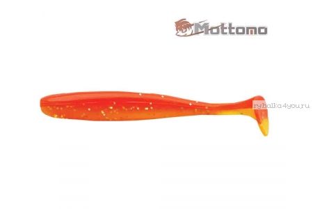 Виброхвост Mottomo Shiner 10см Orange Glow 6шт.
