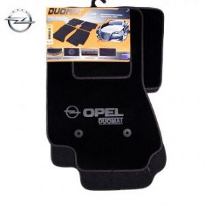 Коврики текстильные для Opel Omega B в салон автомобиля Doumat (Польша) - 4 шт | Автоковрики ворсовые (велюровые) в машину Опель Омега Б - черны