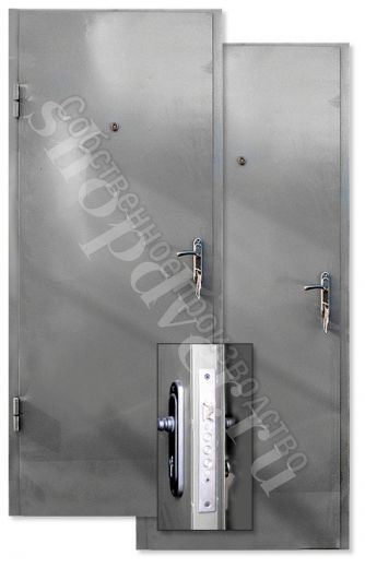 Металлические технические двери Металл с 2-х сторон в НЦ