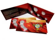 Буклет под юбилейные монеты СССР - 50 лет советской власти (на 5 монет)
