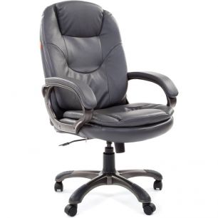 Кресло CHAIRMAN 668/grey для руководителя, экокожа, цвет серый