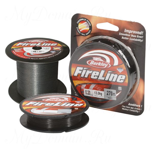 Плетеный шнур Berkley Fireline Smoke 110m 0,17mm 10.2kg
