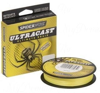 Плетеный шнур Spiderwire Ultracast Yellow 270m 0,30mm 36.5kg