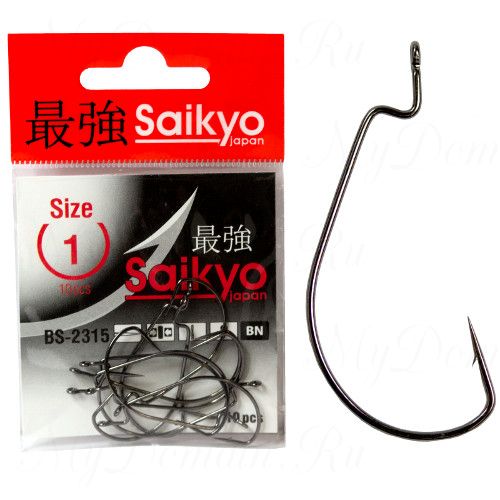 Крючок офсетный Saikyo BS--2315(BN) №2/0 (10шт)