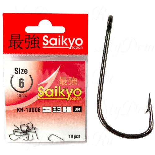 Крючок одинарный Saikyo KH-10006 Sode №10 (10шт)