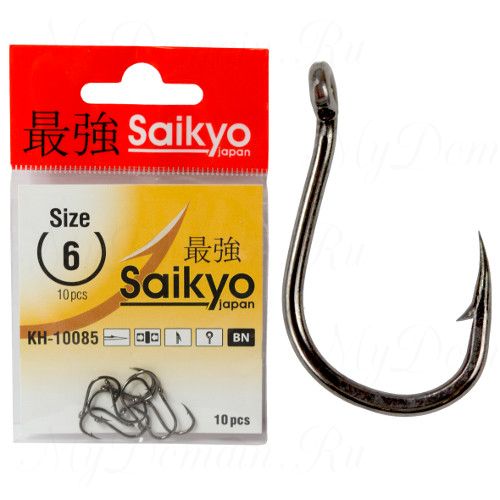 Крючок одинарный Saikyo KH-10085 Special Feeder BN № 2 (10шт)