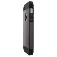 Чехол Spigen Tough Armor для iPhone 5/5s/SE темный металлик