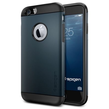 Чехол SGP Spigen Slim Armor для iPhone 6/6S синий металлик