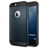 Чехол Spigen Slim Armor для iPhone 6/6S (4.7) синий металлик