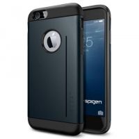 Чехол Spigen Slim Armor S для iPhone 6/6S (4.7) синий металлик