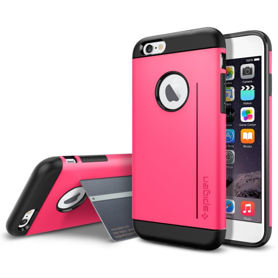 Чехол Spigen Slim Armor S для iPhone 6/6S розовый