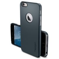 Чехол Spigen Thin Fit A для iPhone 6/6S (4.7) синий металлик