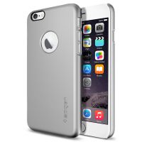 Чехол Spigen Thin Fit A для iPhone 6/6S (4.7) серебристый
