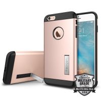 Чехол Spigen Slim Armor для iPhone 6S Plus розовое золото