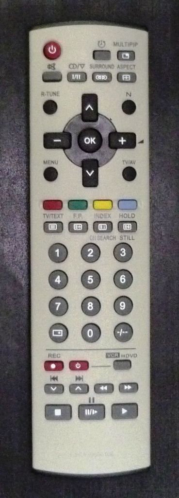 Panasonic N2QAJB000109 (TV, VCR, DVD) (TX-29F155T, TX-29P800T, TX-29PF250T, TX-29PX10P, TX-34P180T, TX-34P800T)