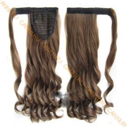 Искусственные термостойкие волосы - хвост волнистые №010 (55 см) -  90 гр.