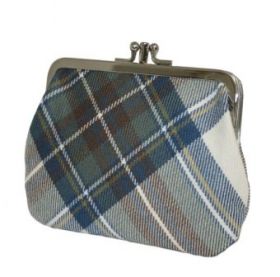 Шотландский кошелёк (клатч) тартан королевского клана Стюарт (синий вариант)