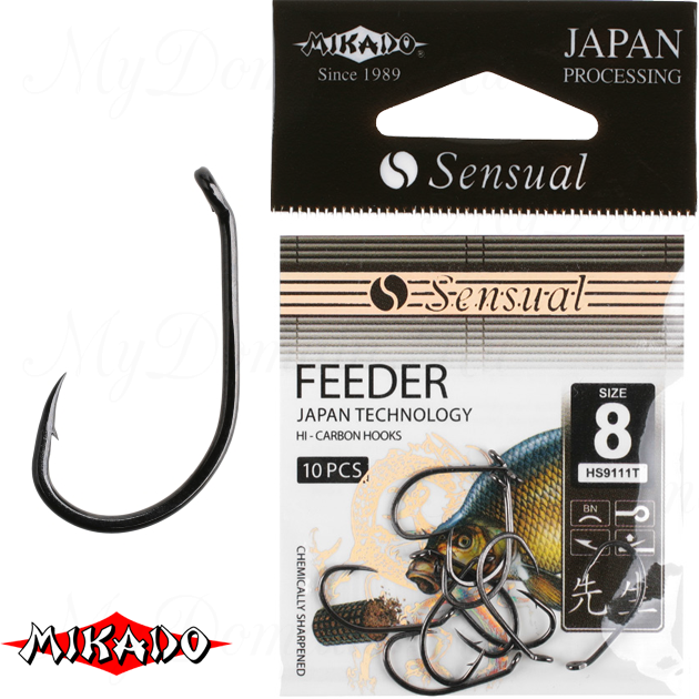 Крючки Mikado SENSUAL - FEEDER № 10 G (с ушком) уп.=10 шт., упак