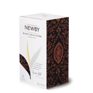 Чай черный с Чабрецом в пакетиках Newby Black Tea Thyme (Англия)