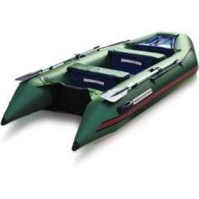 Лодка NISSAMARAN надувная, модель TORNADO 360, цвет зеленый (аллюм. пол) A/L