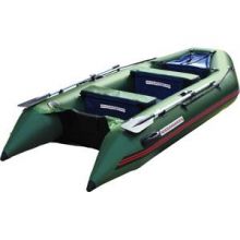 Лодка NISSAMARAN надувная, модель TORNADO 320, цвет зеленый (аллюм. пол) A/L