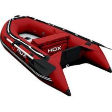 Лодка HDX надувная, модель OXYGEN 240 AL, цвет красный
