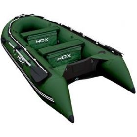 Лодка HDX надувная, модель OXYGEN 330 AL, цвет зелёный