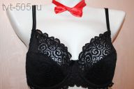 Бюстгальтер р.75Е Валерия м/чашка черный 0109-7 170