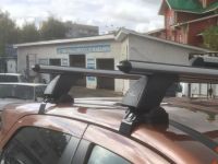 Багажник на крышу Ford Ecosport, Lux, аэродинамические дуги (53 мм)
