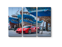 Модульная картина Ferrari 488GTB