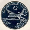 90 лет Королевских ВВС Великобритании 2 фунта Южные Сэндвичевы острова 2008