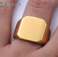 Мужская печатка из стали