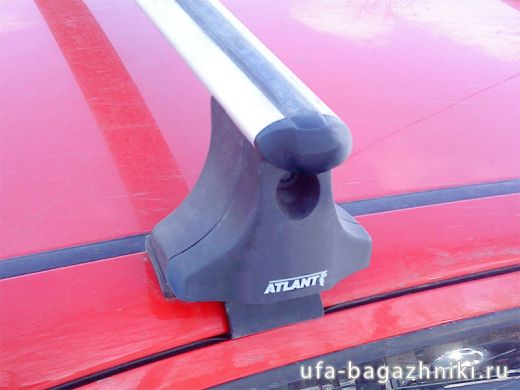 Багажник на крышу Hyundai Getz, Атлант, аэродинамические дуги