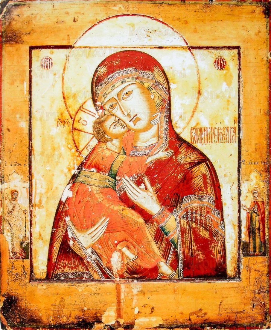 Владимирская икона Божией Матери (копия 18 века)