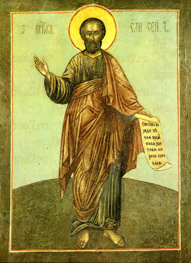 Икона Елисей, пророк (копия старинной)
