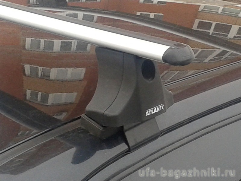 Багажник на крышу Chevrolet Spark (2005-11), Атлант, аэродинамические дуги