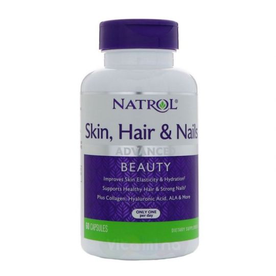 Natrol Витамины для кожи, волос и ногтей Skin Hair Nails, 60 капс