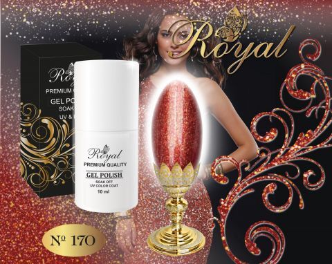 ROYAL №170 гель лак 10 мл.