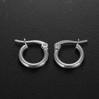 Серьги стальные 1,5 см