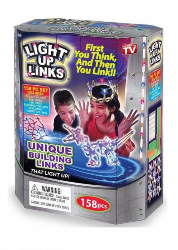 Светящийся Конструктор LIGHT UP LINKS, 158 Деталей